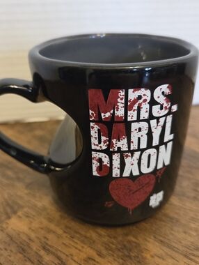 Walking Dead Mrs. Daryl Dixon' Black Ceramic Coffee Mug 2014